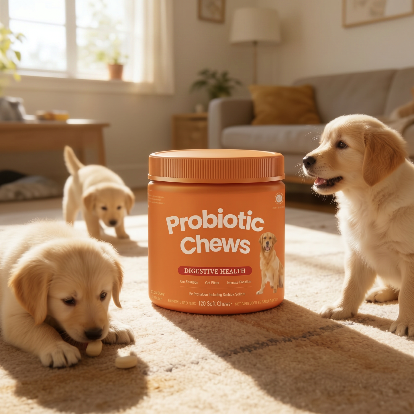 FloraPaws Probiotics Nutrition Supplements With Probiotics & Enzyme to Support Digestion